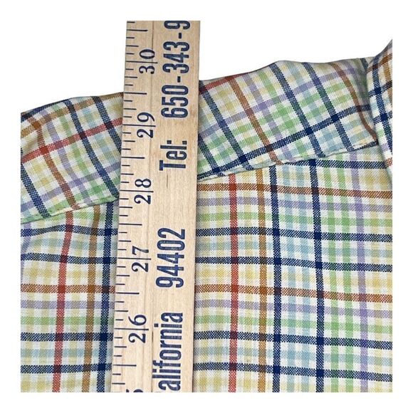 Pendleton Men's Wool Striped Long Sleeve Button-Down Shirt Multi-Color Medium - Picture 5 of 9